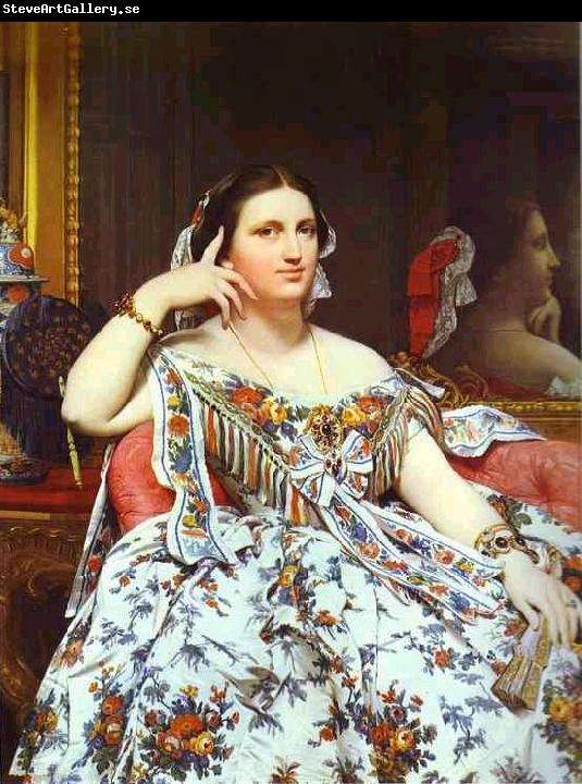 Jean Auguste Dominique Ingres Portrait of Madame Moitessier Sitting.